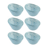 Glass Dinnerware dia.2.75" h:1.5" 2 oz. Round Blue Glass Ramekin (Set of 6)